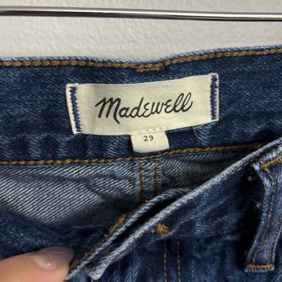 Madewell Denim Maxi Skirt Sz 29 - Picture 7 of 11